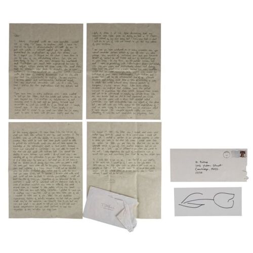 766. Walter Bishop's (John Noble) "White Tulip" Envelope and Letter to Peter (Joshua Jackson) ### FRINGE (T.V. SERIES, 2008 - 2013)