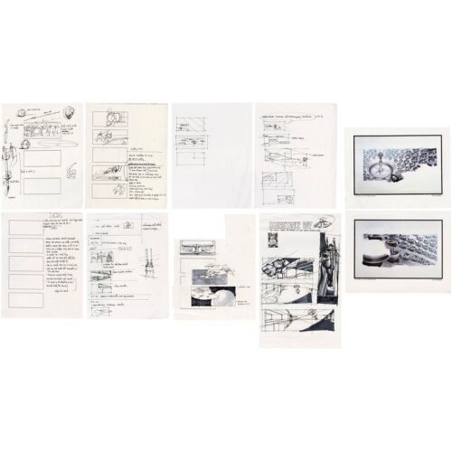1178. Set of Eight Hand-Drawn Jay Shuster Senate Chamber and Federation "Destroyer" Storyboards with Hand-Annotations and Pair of Concept Art Prints ### STAR WARS: THE PHANTOM MENACE (1999)