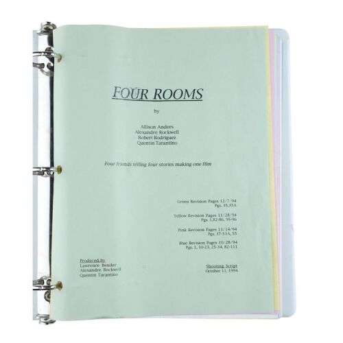 760. Shooting Script Binder ### FOUR ROOMS (1995)
