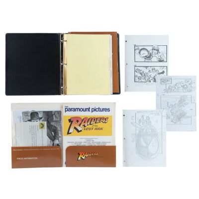 872. Howard Kazanjian Collection: Production-Used Storyboard Binder with Press Kit ### INDIANA JONES AND THE RAIDERS OF THE LOST ARK (1981)