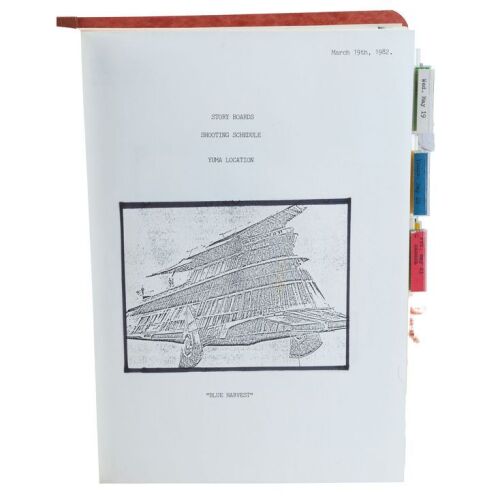 1203. Howard Kazanjian Collection: "Ewok/Speeder Bike Battle" Printed Location Storyboard Binder ### STAR WARS: RETURN OF THE JEDI (1983)