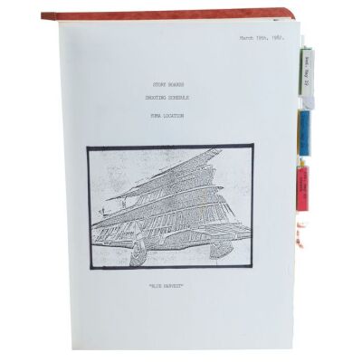 1203. Howard Kazanjian Collection: "Ewok/Speeder Bike Battle" Printed Location Storyboard Binder ### STAR WARS: RETURN OF THE JEDI (1983)