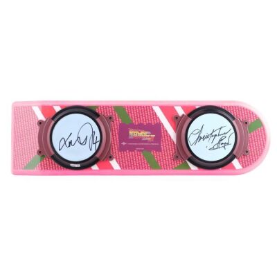 2021. Michael J. Fox and Christopher Lloyd-Autographed Marty McFly Hoverboard Replica ### BACK TO THE FUTURE PART II (1989)