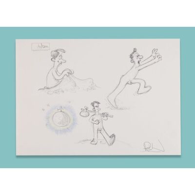 Lot # 15. Hand-Drawn Artwork by Sir Peter Lord ### ADAM (1992)