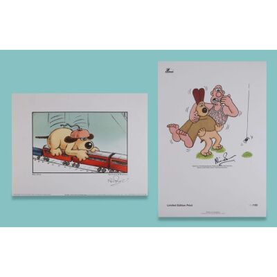 Lot # 19. Fine Print of Storyboard Frame and Limited Edition Print Signed by Nick Park ### WALLACE & GROMIT: THE WRONG TROUSERS (1993)