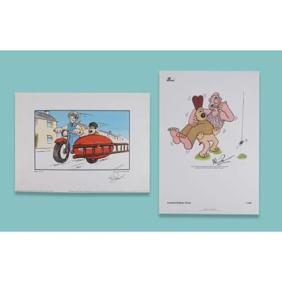 Lot # 21. Fine Print of Storyboard Frame and Limited Edition Print Signed by Nick Park ### WALLACE & GROMIT: A CLOSE SHAVE (1995)