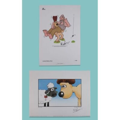 Lot # 23. Fine Print of Storyboard Frame and Limited Edition Print Signed by Nick Park ### WALLACE & GROMIT: A CLOSE SHAVE (1995)