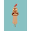 Lot # 35. Studio Ghibli Exhibition Custom-Made Chicken Head ### CHICKEN RUN (2000)