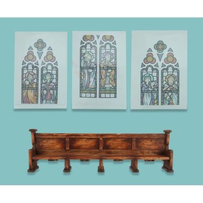 Lot # 44. Set of Three Stained-Glass Windows and Pew ### WALLACE & GROMIT: THE CURSE OF THE WERE-RABBIT (2005)