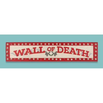 Lot # 49. Wall of Death Sign ### WALLACE & GROMIT: THE CURSE OF THE WERE-RABBIT (2005)