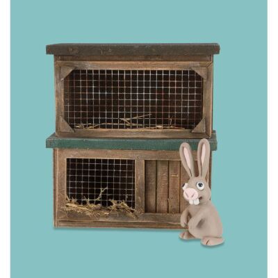 Lot # 51. Rabbit Hutch and Resin Rabbit Figure ### WALLACE & GROMIT: THE CURSE OF THE WERE-RABBIT (2005)