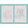 Lot # 66. Pair of Hand-Drawn Concept Artworks by Michael Salter ### WALLACE & GROMIT COMIC STRIP (2005-2007)