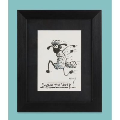 Lot # 82. Framed Hand-Painted Shaun the Sheep Artwork by Richard Starzak ### SHAUN THE SHEEP