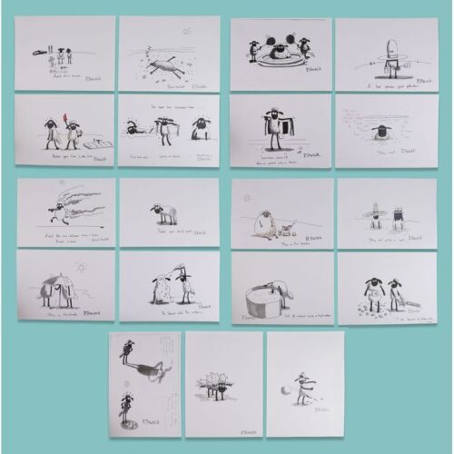 Lot # 83. Collection of 19 Concept Artwork Production Prints Autographed by Richard Starzak ### SHAUN THE SHEEP