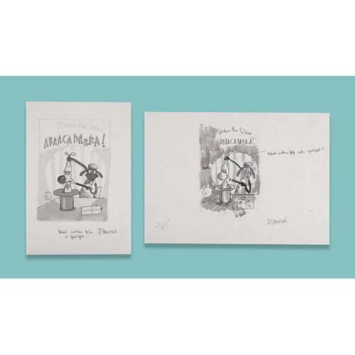 Lot # 85. Pair of Hand-Painted DVD Box Cover Concepts by Richard Starzak ### SHAUN THE SHEEP