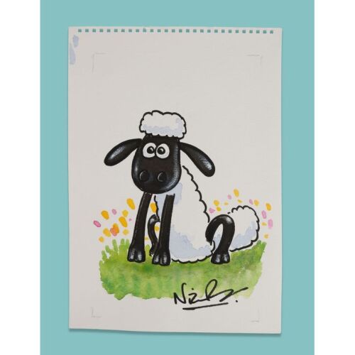 Lot # 86. Hand-Painted Shaun Artwork by Nick Park ### SHAUN THE SHEEP