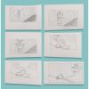 Lot # 87. Collection of Six Hand-Drawn Storyboard Thumbnails from the Wheelbarrow and Ladder Sequences ### SHAUN THE SHEEP (TV SERIES, 2007-2025)