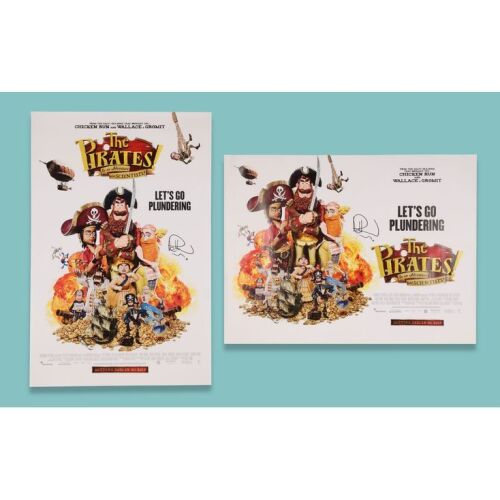 Lot # 120. Pair of Posters Autographed by Sir Peter Lord ### PIRATES! IN AN ADVENTURE WITH SCIENTISTS! THE, (2012)