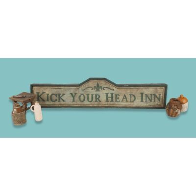 Lot # 131. Collection of Kick Your Head Inn Sign, Four Jugs and Stool ### PIRATES! IN AN ADVENTURE WITH SCIENTISTS! THE, (2012)