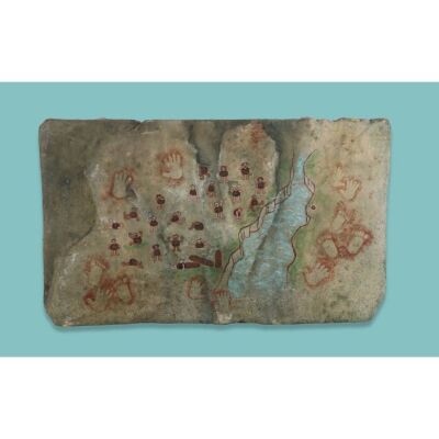 Lot # 153. Cave Paintings Slab of the Stone Age Left Behind ### EARLY MAN (2018)