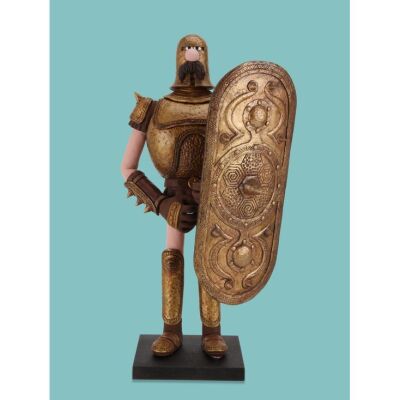 Lot # 163. Bronze Age Soldier Stop-Motion Puppet ### EARLY MAN (2018)