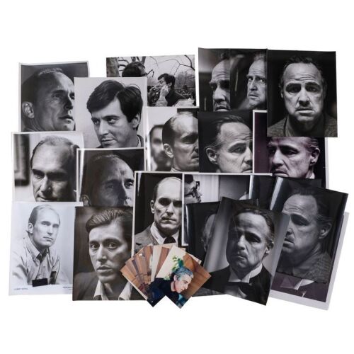 668. Dick Smith Collection: Set of 31 Hand-Marked Marlon Brando, Robert Duvall, and Al Pacino Reference Photos ### THE GODFATHER (1972)/THE GODFATHER PART II (1974)