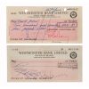Lot # 18. John Lennon, Paul McCartney, George Harrison, and Ringo Starr-Autographed Westminster Bank Cheques ### BEATLES, THE