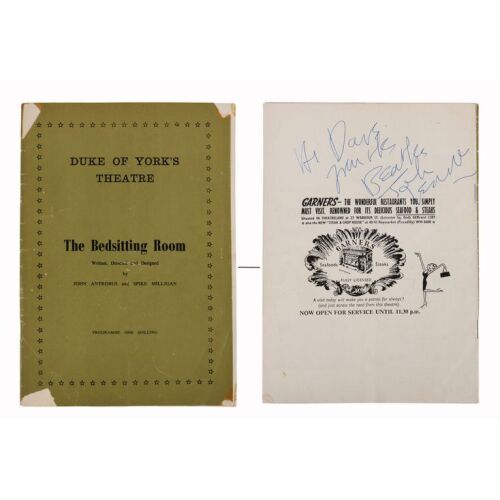 Lot # 34. John Lennon-Autographed The Bedsitting Room Programme ### JOHN LENNON