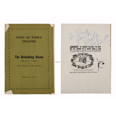 Lot # 34. John Lennon-Autographed The Bedsitting Room Programme ### JOHN LENNON