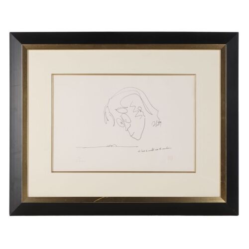 Lot # 35. Limited-Edition "At Last He Could See The Mountains" John Lennon Print Hand-Signed by Yoko Ono ### JOHN LENNON
