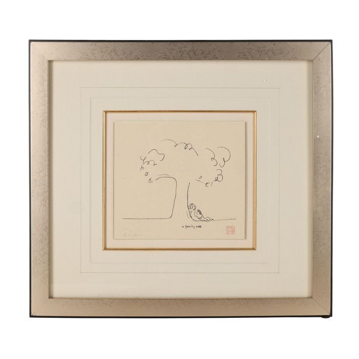 Lot # 36. Limited-Edition A Family Tree John Lennon Print Signed