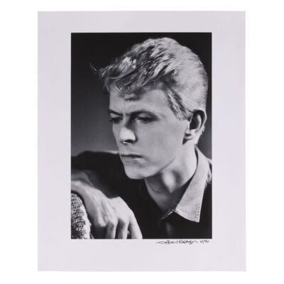 Lot # 77. The Denis O'Regan Collection: Limited Edition Hotel Room Portrait Fine Art Print, Vancouver, 1983 ### DAVID BOWIE