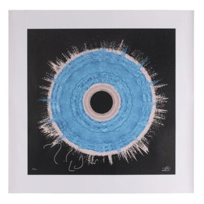 Lot # 81. Mark Knopfler-Autographed "Money For Nothing" Limited Edition Soundwave Print by Tim Wakefield ### DIRE STRAITS