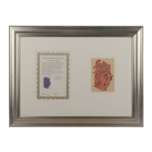 Lot # 107. Framed Original Psychedelic Artwork by Jimi Hendrix, circa 1960s ### JIMI HENDRIX