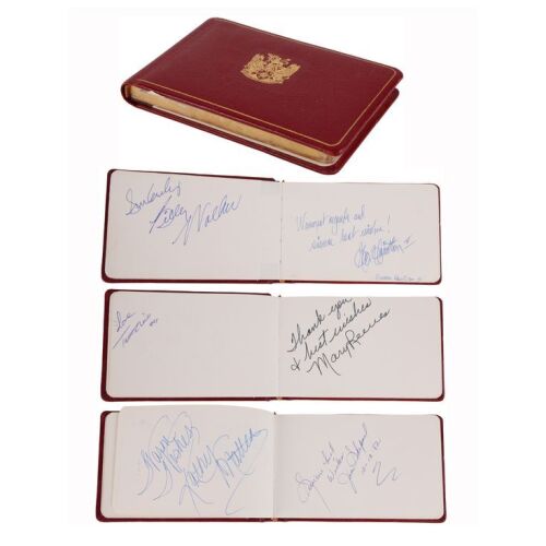 Lot # 111. Autograph Book Signed by Over 110 Country Singers including Johnny Cash, Willie Nelson, Kris Kristofferson, Tom Jones and Glen Campbell ### JOHNNY CASH
