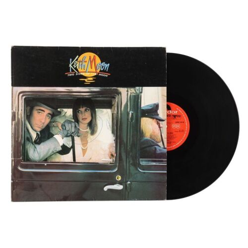 Lot # 114. Keith Moon-Autographed Two Sides of The Moon LP ### KEITH MOON