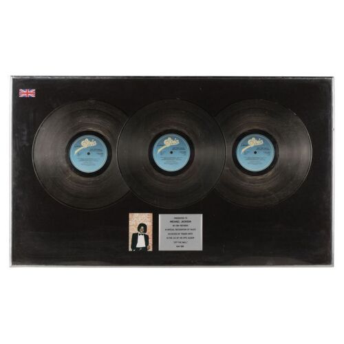 Lot # 149. Off the Wall CBS Records UK Sales Disc Award Presented to Michael Jackson ### MICHAEL JACKSON