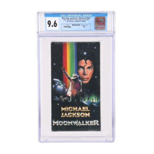 Lot # 150. Factory Sealed CGC Graded Moonwalker VHS ### MICHAEL JACKSON: MOONWALKER (1988)