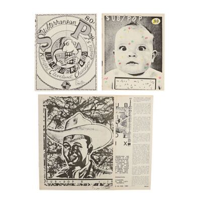Lot # 164. The Bruce Pavitt Collection: Set of Four Sub Pop Zines ### SUB POP