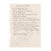 Lot # 179. Noel Gallagher-Autographed Handwritten "Morning Glory" Lyrics ### OASIS