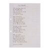 Lot # 182. Noel Gallagher Handwritten ''Live Forever'' Lyrics ### OASIS