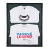 Lot # 202. Pair of Framed Noel and Liam Gallagher-Autographed T-Shirts Donated to Teenage Cancer Trust ### OASIS