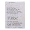 Lot # 206. Noel Gallagher Handwritten "The Masterplan" Lyrics ### OASIS