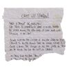 Lot # 215. Noel Gallagher Handwritten "Cast No Shadow" Partial Lyrics ### OASIS