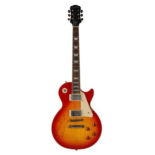 Lot # 218. Noel Gallagher-Autographed Cherry Sunburst Epiphone Les Paul Standard Pro ### OASIS