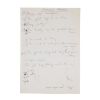 Lot # 263. The Reinhold Mack Collection: Freddie Mercury Handwritten ''Foolin' Around'' Early Version Opening Verse and Refrain Lyrics ### FREDDIE MERCURY