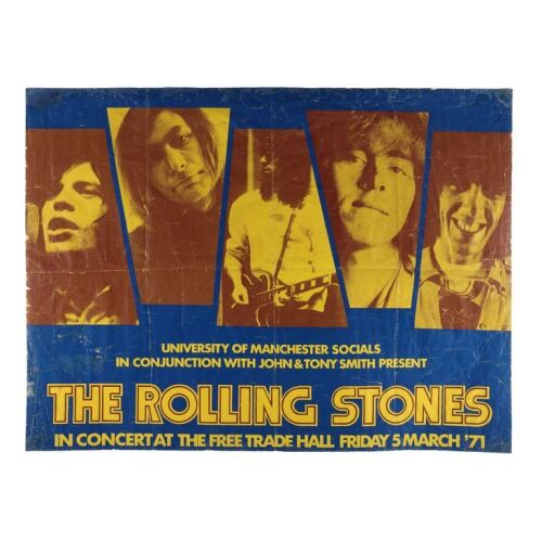 Lot # 334. University of Manchester Concert Poster, 1971 ### ROLLING STONES, THE