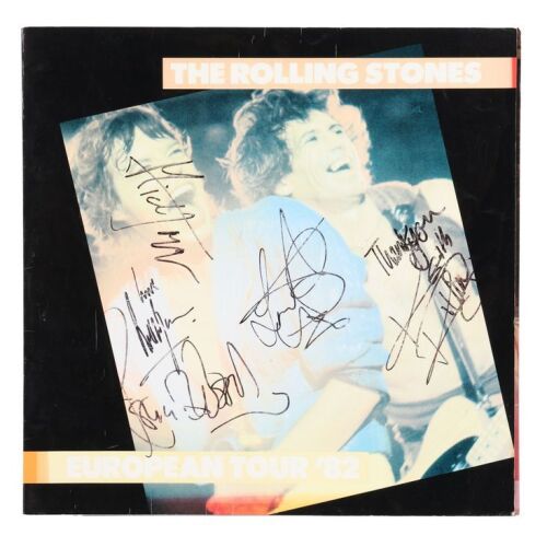 Lot # 338. Mick Jagger, Keith Richards, Ronnie Woods, Bill Wyman, Charlie Watts-Autographed European Tour '82 Programme ### ROLLING STONES, THE