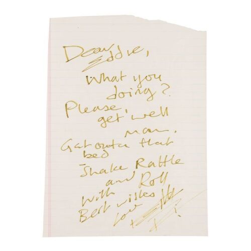 Lot # 339. Keith Richards Handwritten Letter to Eddie Germano ### ROLLING STONES, THE