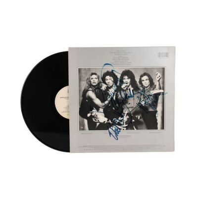 Lot # 380. Eddie Van Halen, Alex Van Halen, Michael Anthony and David Lee Roth-Autographed Women and Children First Album Vinyl ### VAN HALEN